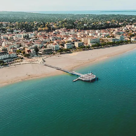 T4 Duplex Centre Arcachon, Terrasse Sud, Proche Et Commerces, Parking Inclus - Fr-1-474-3 Apartamento